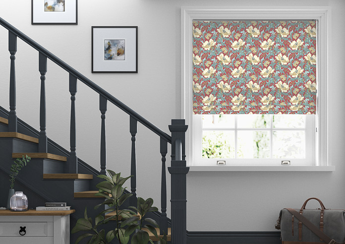 Art Deco, Cherry - Twist&Fit Roman Blind - Image 3